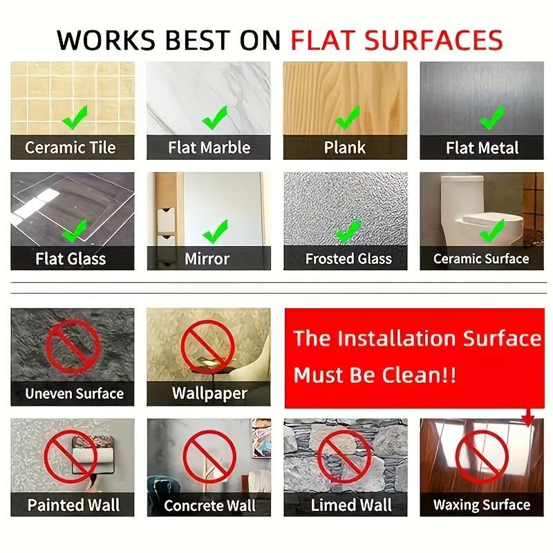 1pc Adhesive Wall-Mounted Bathroom Storage Shelf For