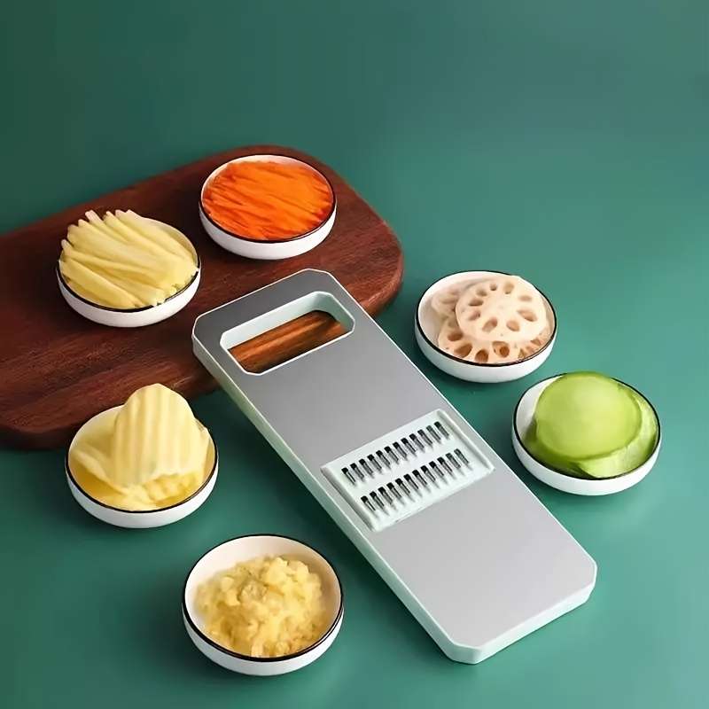 7pcs Stainless Steel Multifunctional Vegetable Slicer and Grater Set