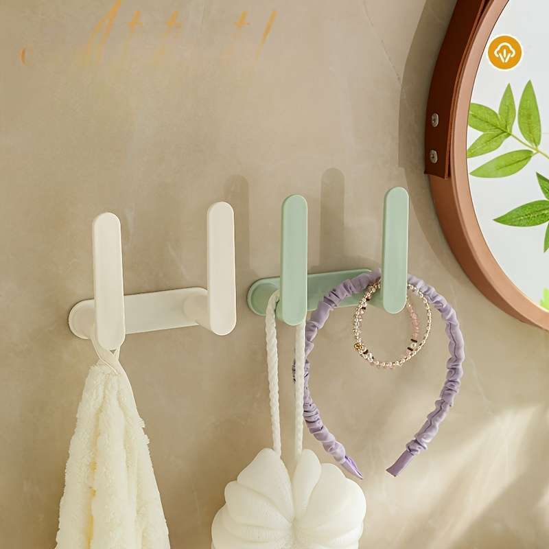 1pc  Wall Mounted Plastic Hanging Shelf
