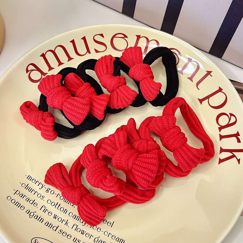 Red Hair Ties