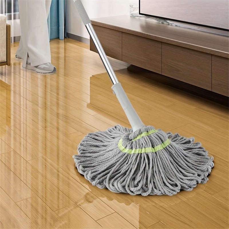 Microfiber Self-Wringing Wet Mop For All Floor Types
