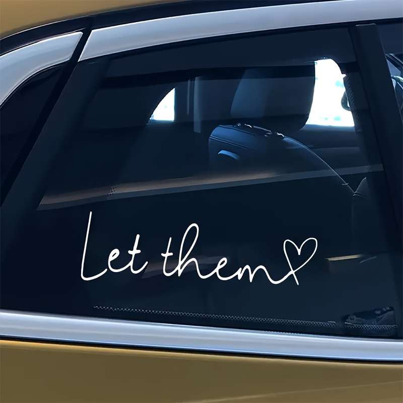 Chic Love-Themed Vinyl Stickers