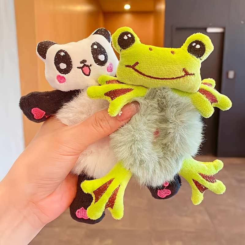 Cute Cartoon Animal Plush Hair Tie