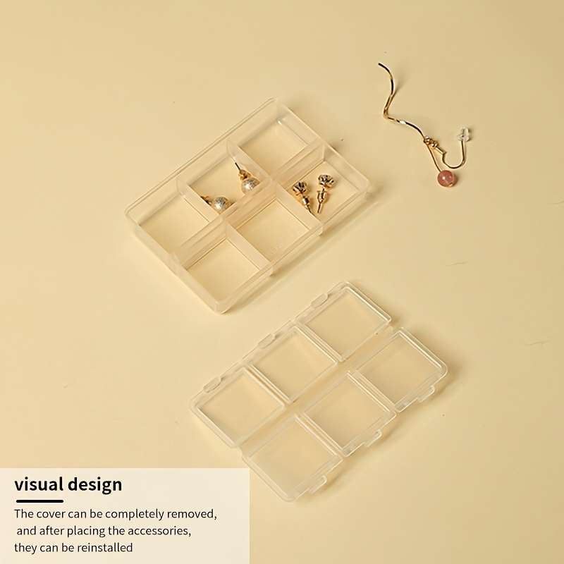 Six-Grid Simple Jewelry Box