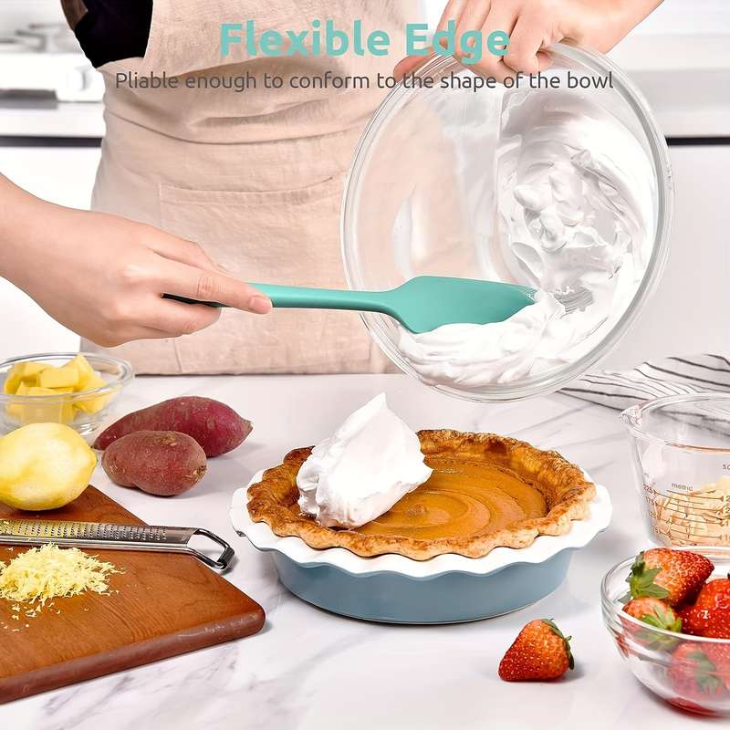 4pcs Heat Resistant Silicone Spatula Set