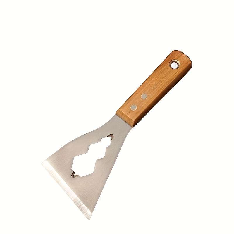 1pc Multi-Purpose Metal Shovel Knife with Wooden Handle