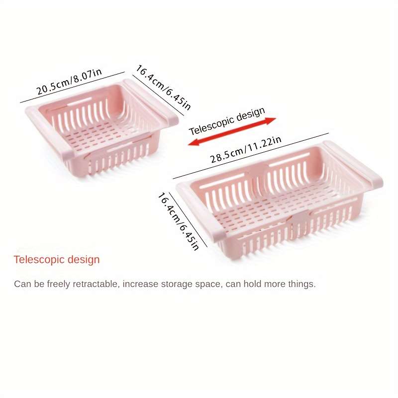 3PCExpandable Kitchen Refrigerator Organizer