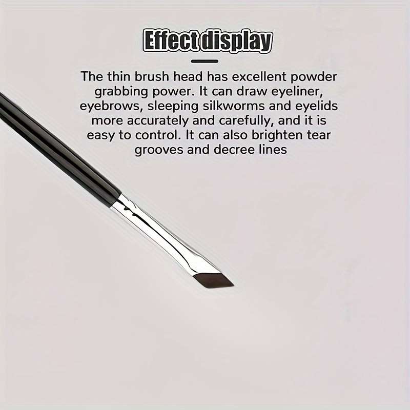 Ultra-Thin Angled Makeup Brush Set