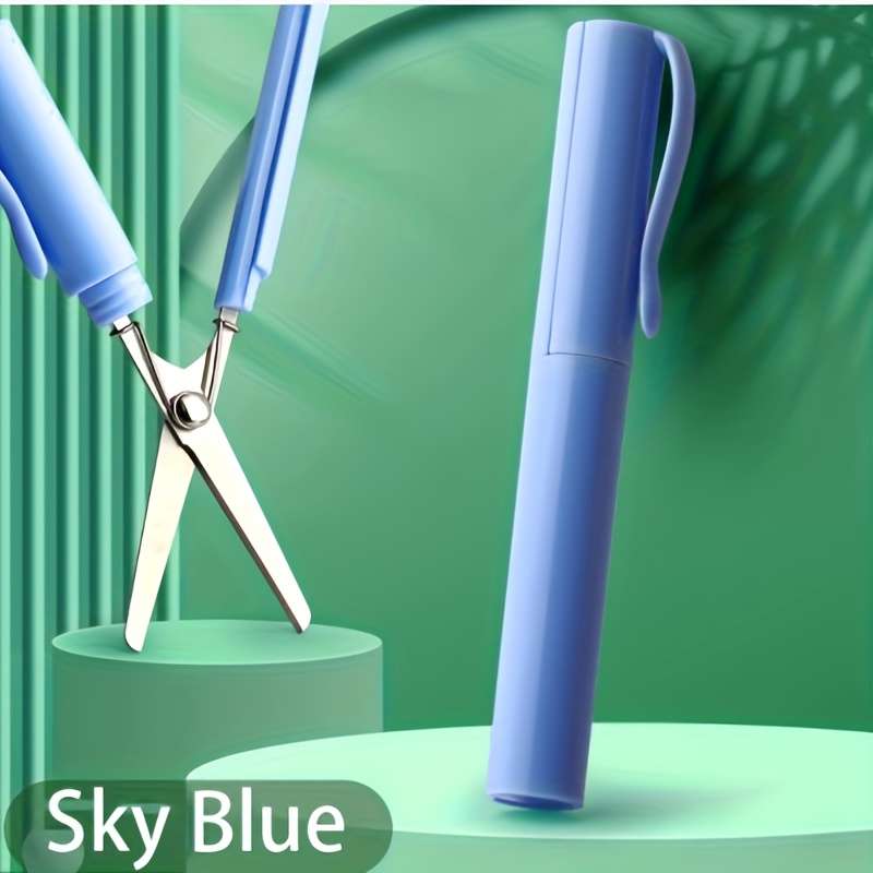 Compact Stainless Steel Folding Scissors