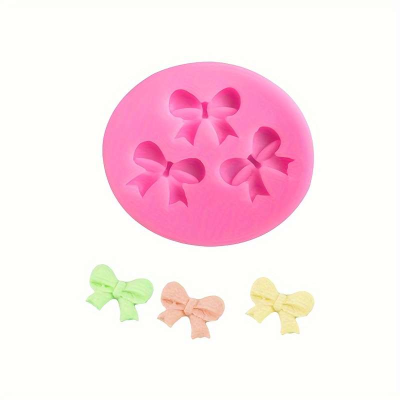 1pc Silicone Bowknot Fondant Mold