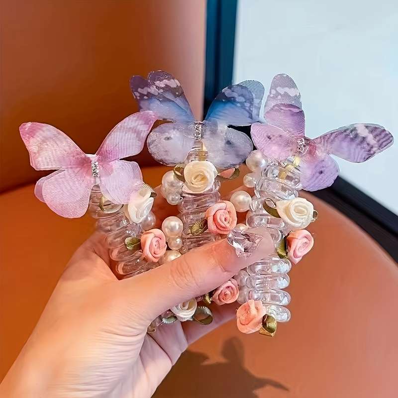 Chic Butterfly Spiral Hair Tie