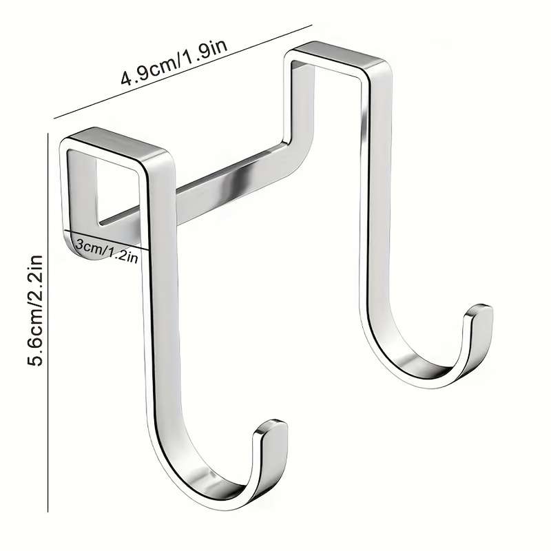 Stainless Steel Practical Double S Hooks