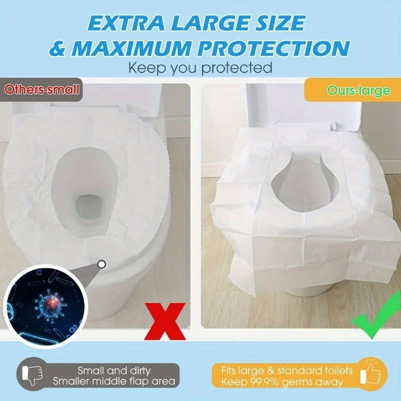 10pcsHygiene Protection: Disposable Toilet Seat Pads