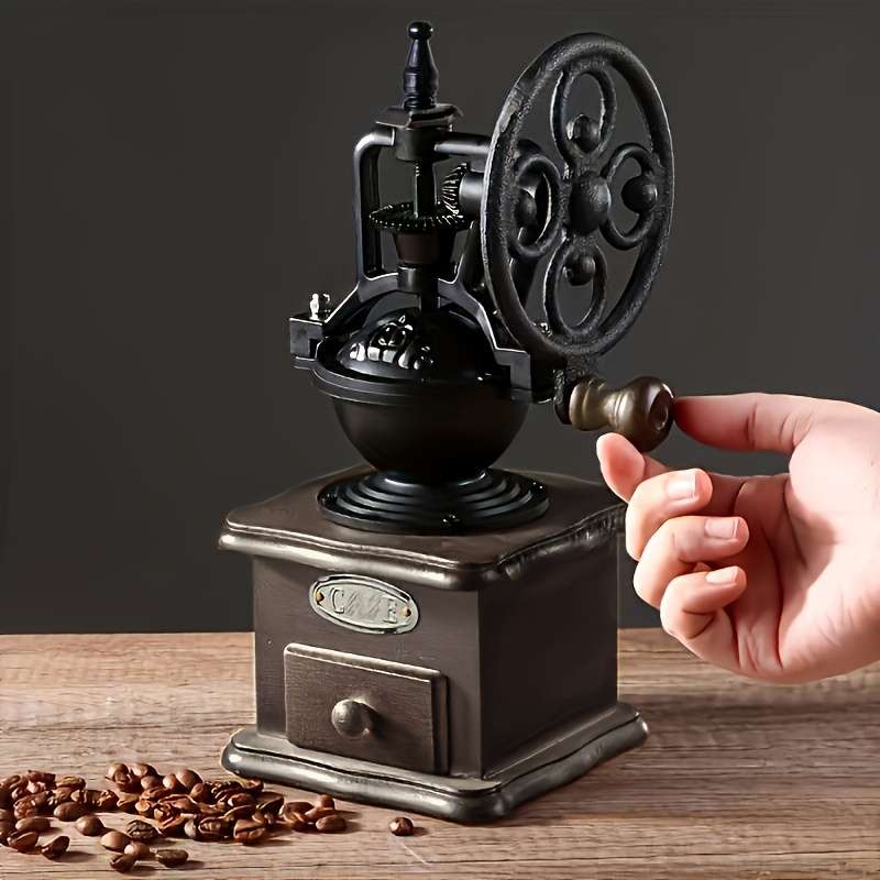 Hand-Cranked Coffee Bean Grinder
