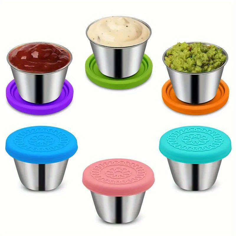 Leakproof Stainless Steel Sauce Cups
