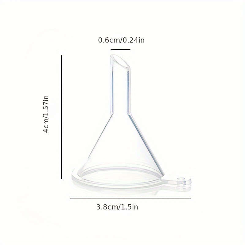 3pcs Mini Plastic Funnel Set