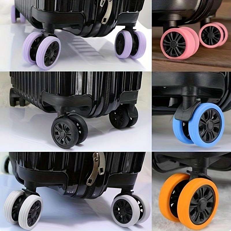 Silent Luggage Wheel Protectors Set