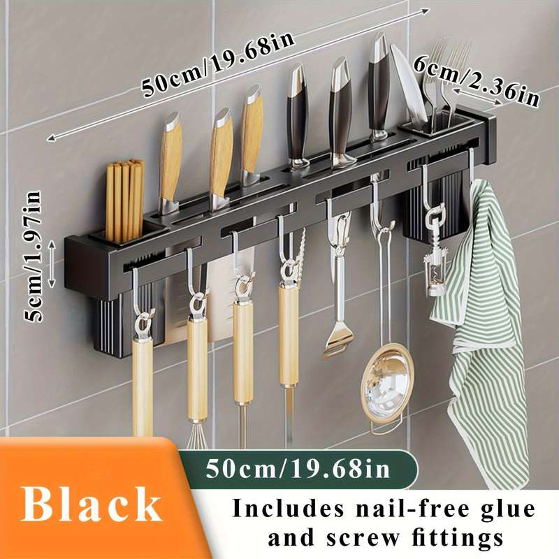 1pc Stainless Steel Knife Block