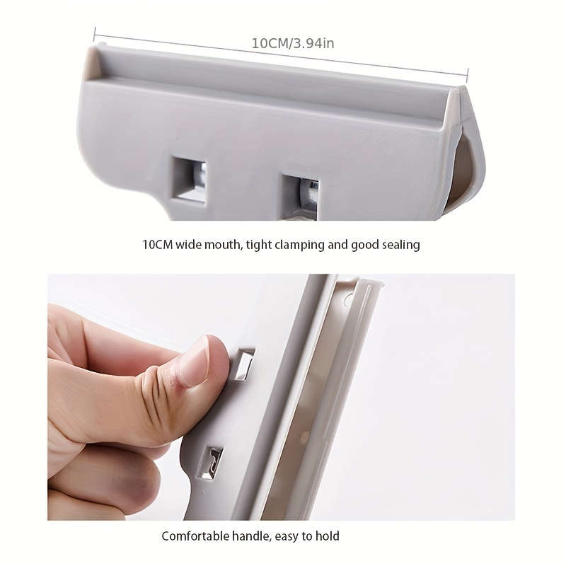 Plastic Food Storage Bag with Sealing Clip