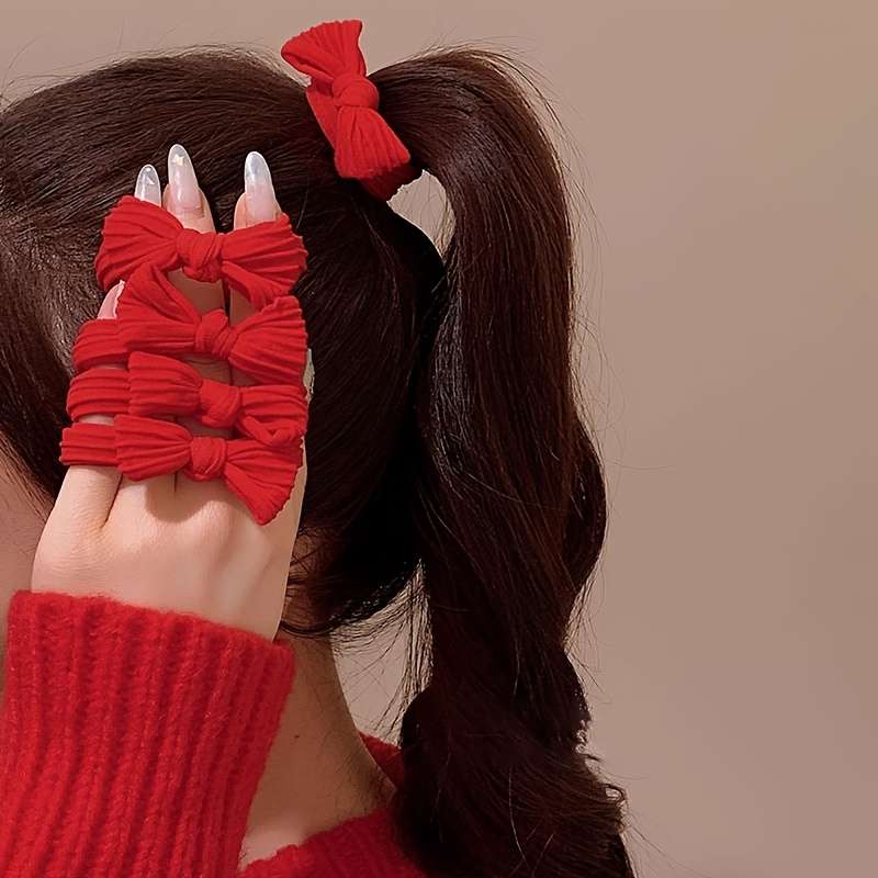 Red Hair Ties