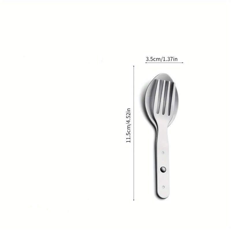 set of 2-in-1 foldable tableware