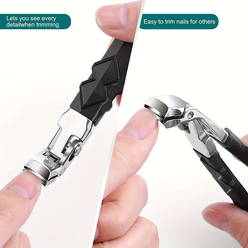 Professional Stainless Steel Toenail Clippers for Seniors