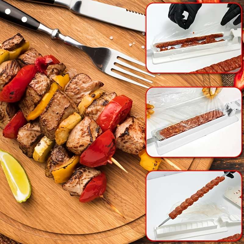 Plastic BBQ Skewer Maker Mold