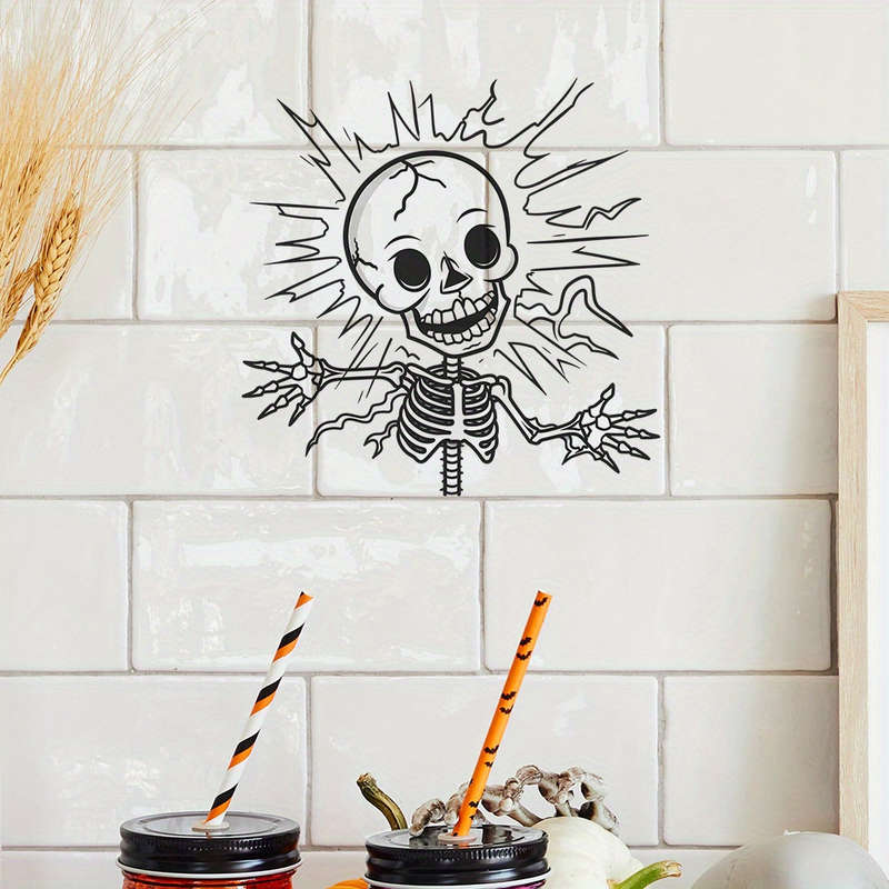Spooky Halloween Skull for Switch Sticker