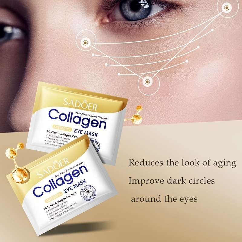 7.5G/Pair Collagen Anti-Aging Eye Masks Improve Dark Circles Around The Eyes