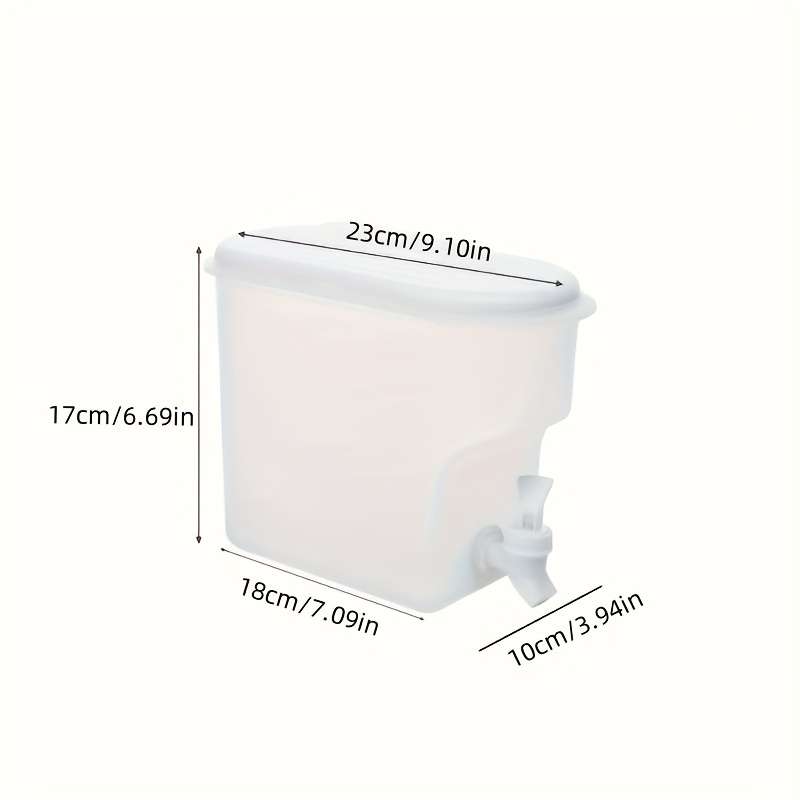 Large Capacity Refrigerator Drink Dispenser with Faucet