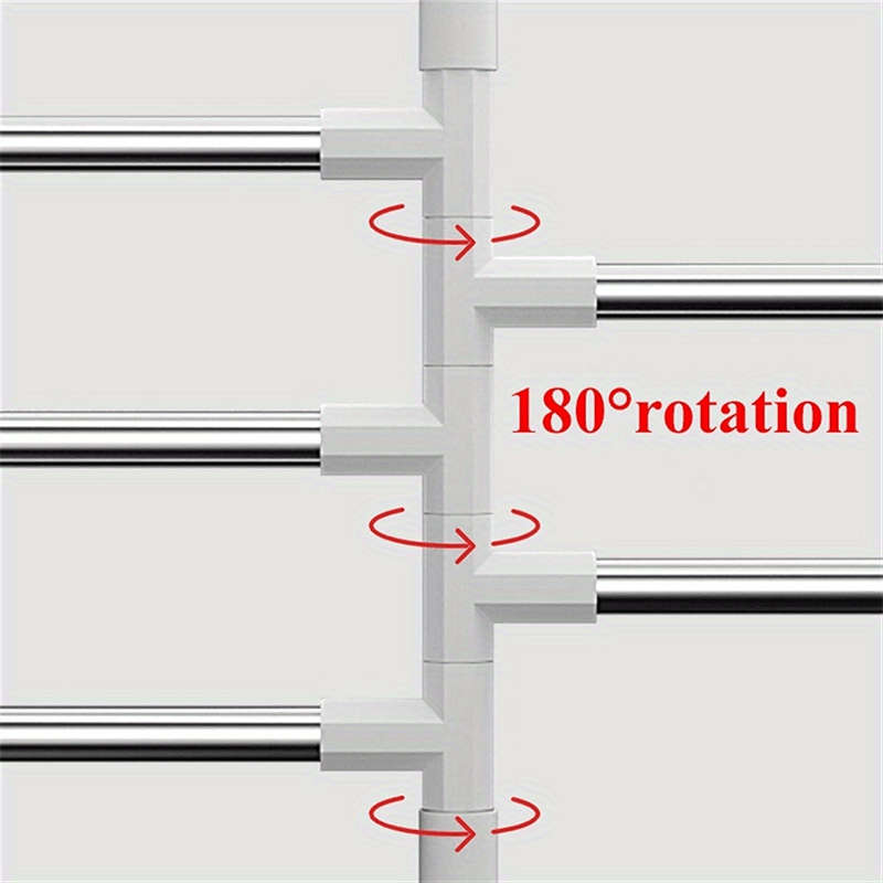 1pc Modern Wall-Mounted Bathroom Towel Rack