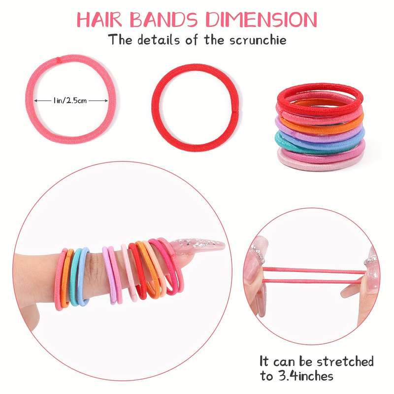 Colorful elastic headbands