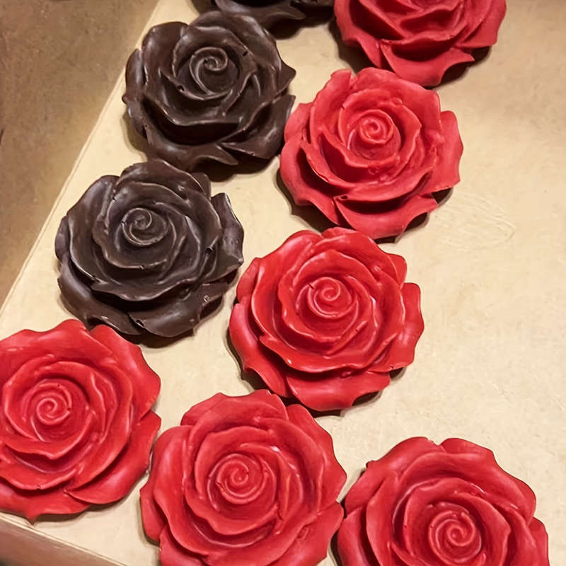 1pcs Rose Flowers Silicone Molds