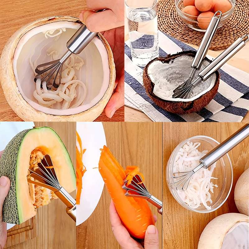 1pc Multi-Purpose Stainless Steel Kitchen Tool