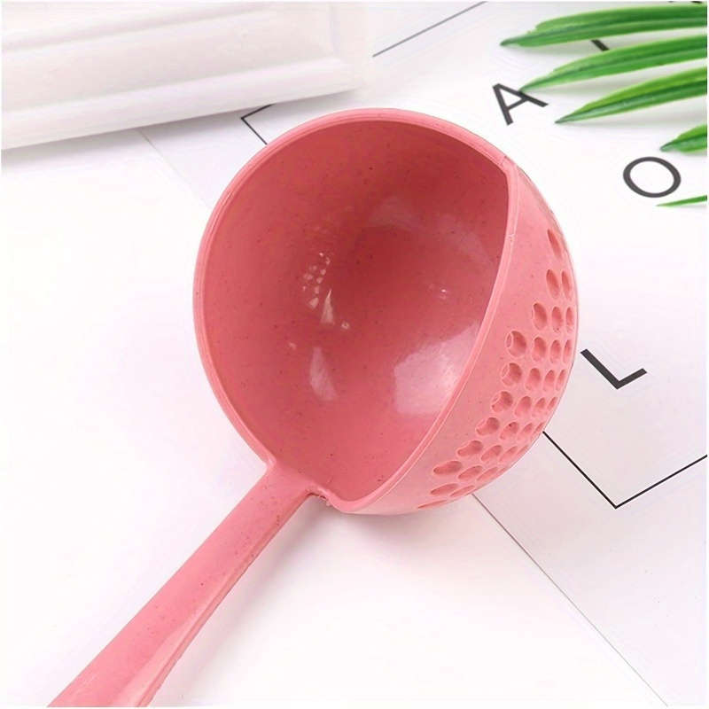 2-in-1 Long Handle Soup Spoon with Built