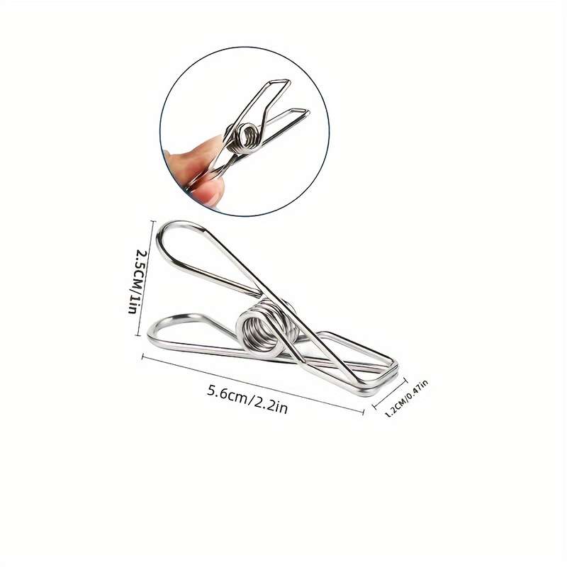 Value Pack 20pcs Stainless Steel Clothes Pins