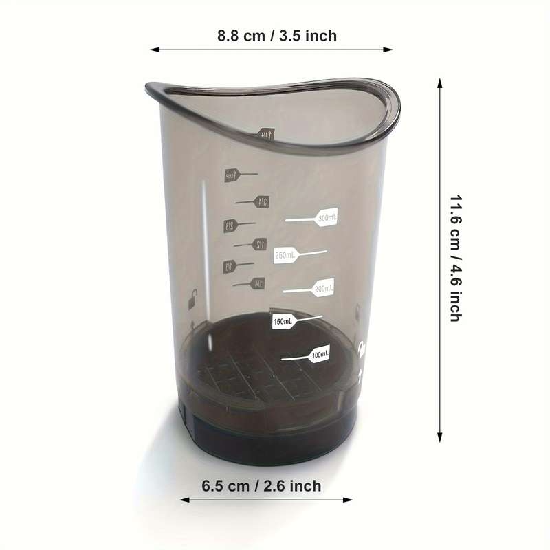 3-in-1 Manual Slicer Cup with Carbon Steel Blades