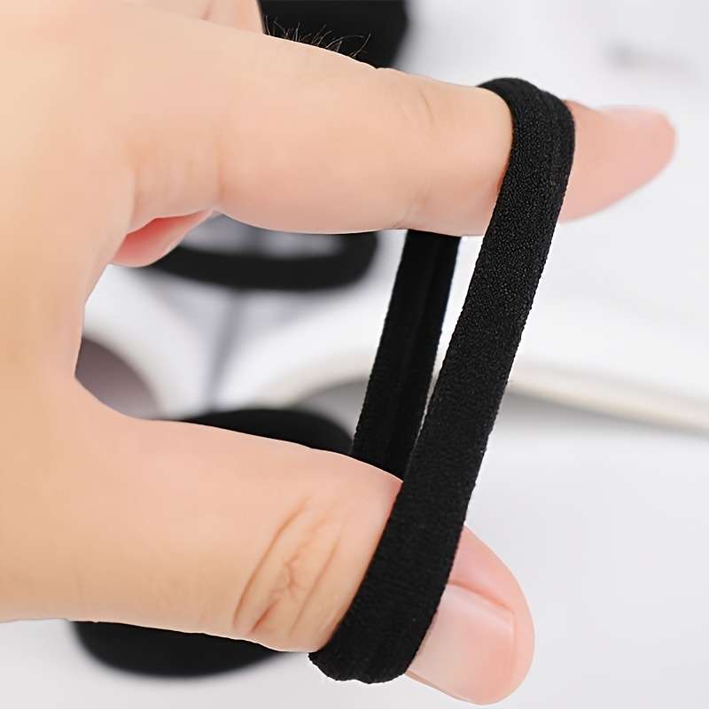 20pcs Black Hair Ties for Women
