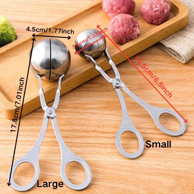 1pc Stainless Steel Meat Ballers