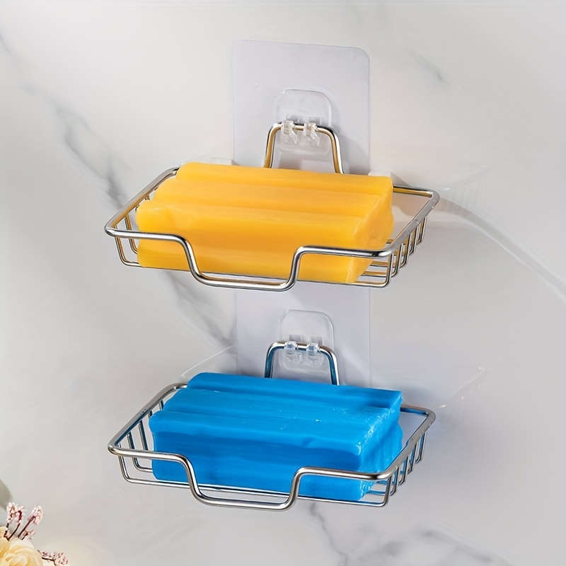 1pc Stainless Steel Soap Dish Holder