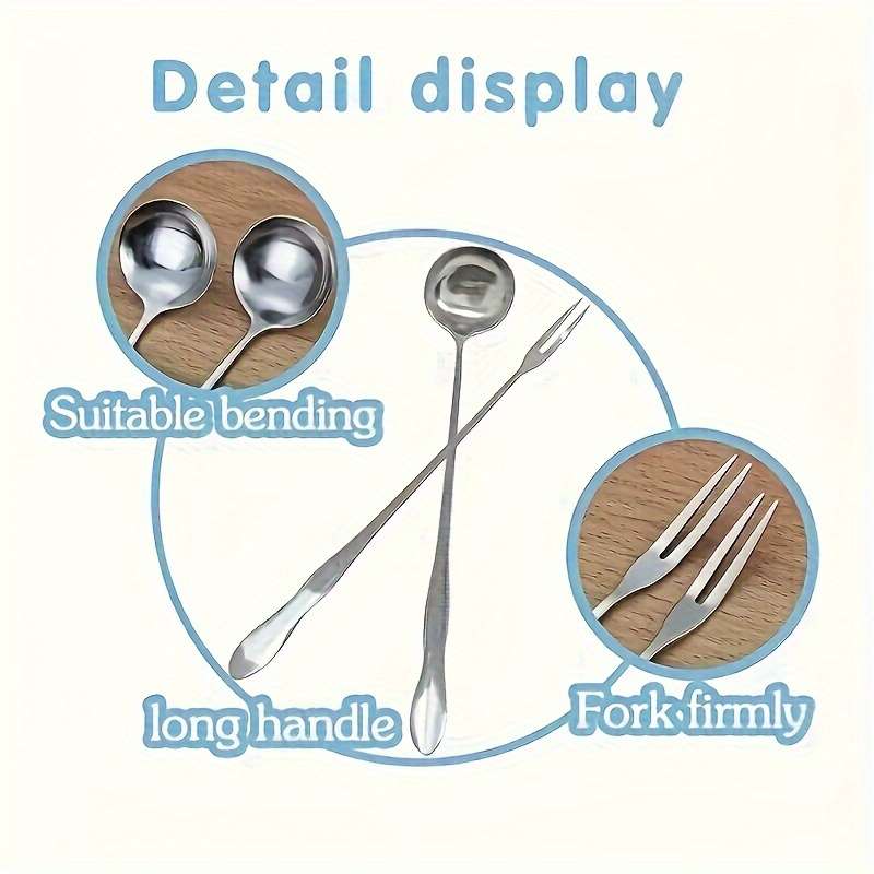 2pcs Stainless Steel Pickle Forks