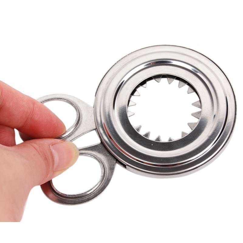 1pc Stainless Steel Boiled Egg Topper Cutter