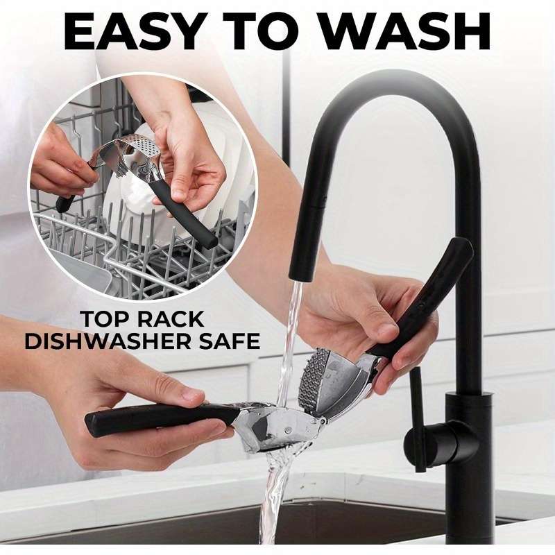 Garlic Press Crusher and Mincer with Sturdy Construction
