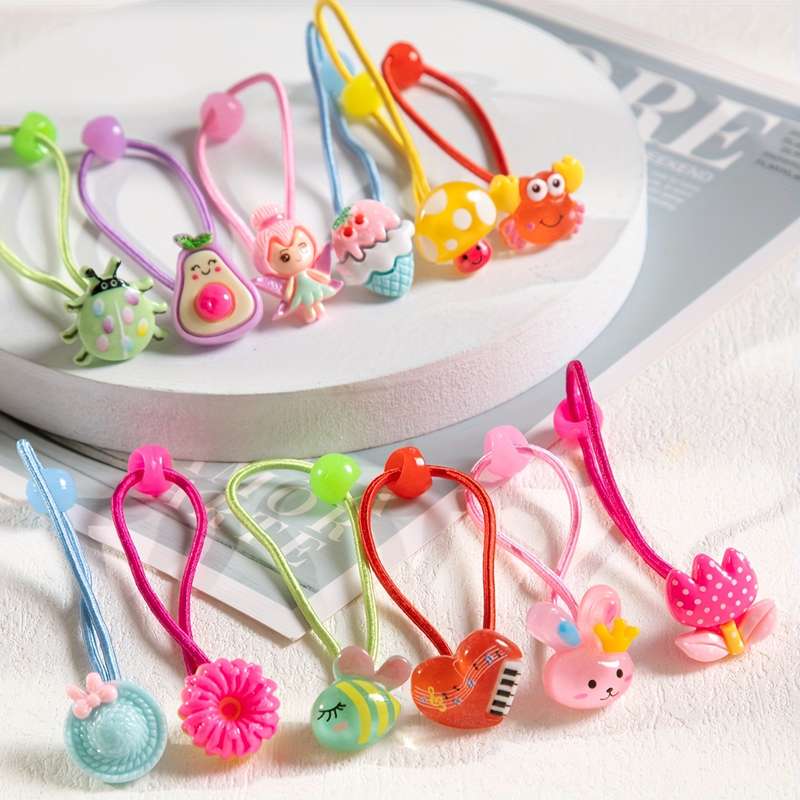 Cartoon Pattern Hair Ties