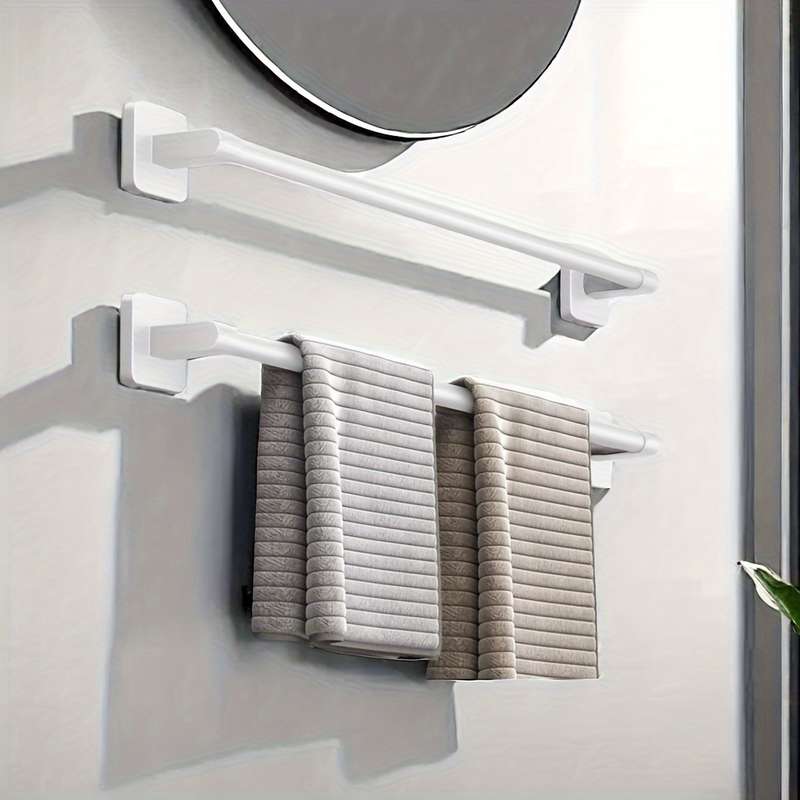 Easy-Install Aluminum Towel Bar