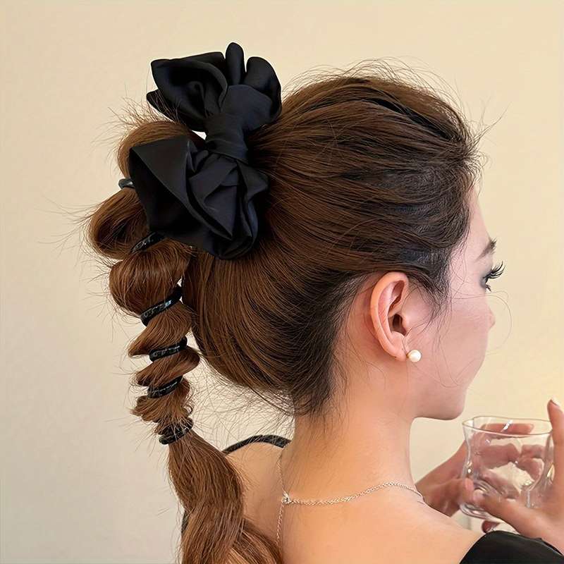Elegant Bowknot Spiral Hair Tie
