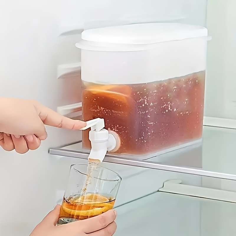Large Capacity Refrigerator Drink Dispenser with Spigot