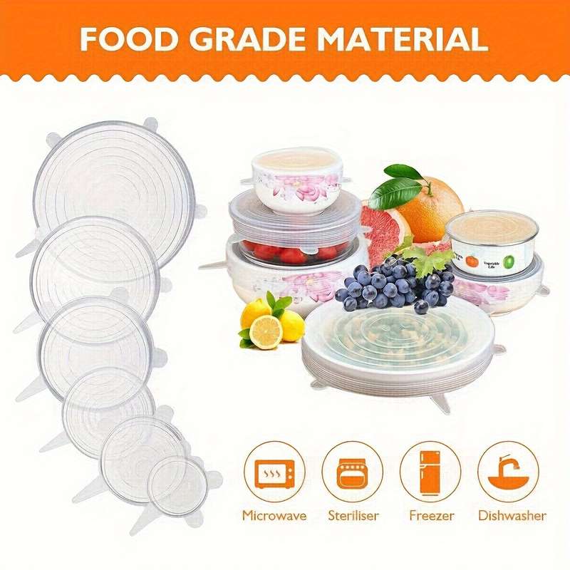 6pcsSilicone Stretch Lids