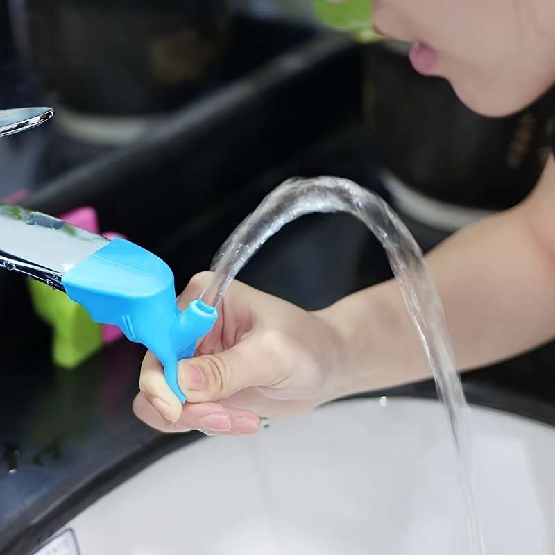 1pc Silicone Faucet Extender