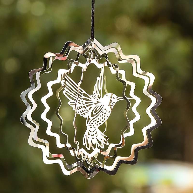 Art Deco Stainless Steel Wind Spinners